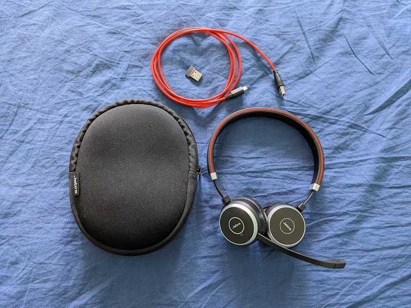 Jabra Evolve 65 MS Stereo Слушалки (МикроUSB / Bluetooth)