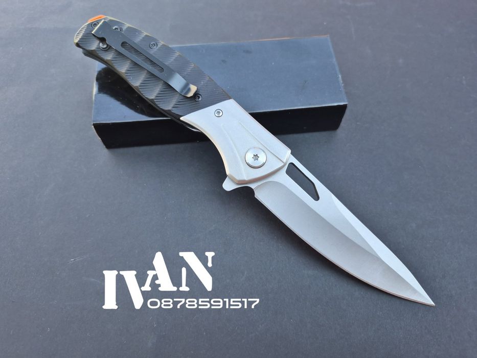 Сгъваем полуавтоматичен нож Browning A102-Стомана D2