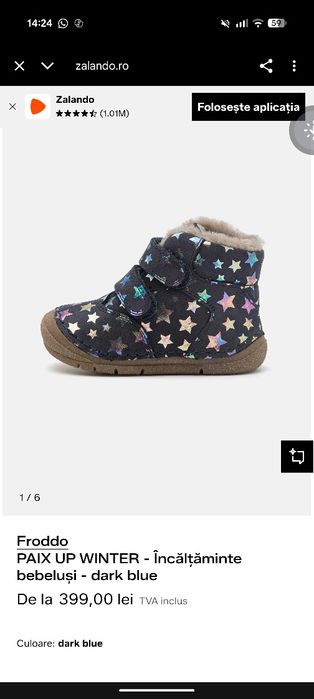 Froddo ghete îmblănite piele naturala 19