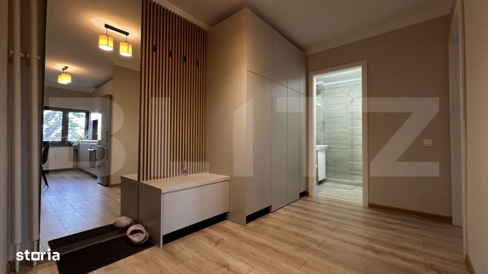 Apartament central, 2 camere, totul nou, renovat, mobilat si utilat