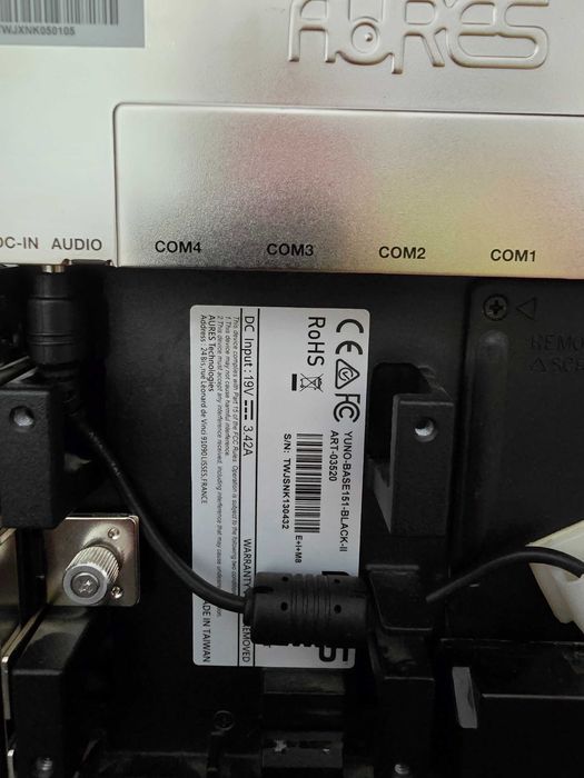 Sistem POS All-in-one Aures Yuno 15" cu procesor Intel Bay Trail J1900