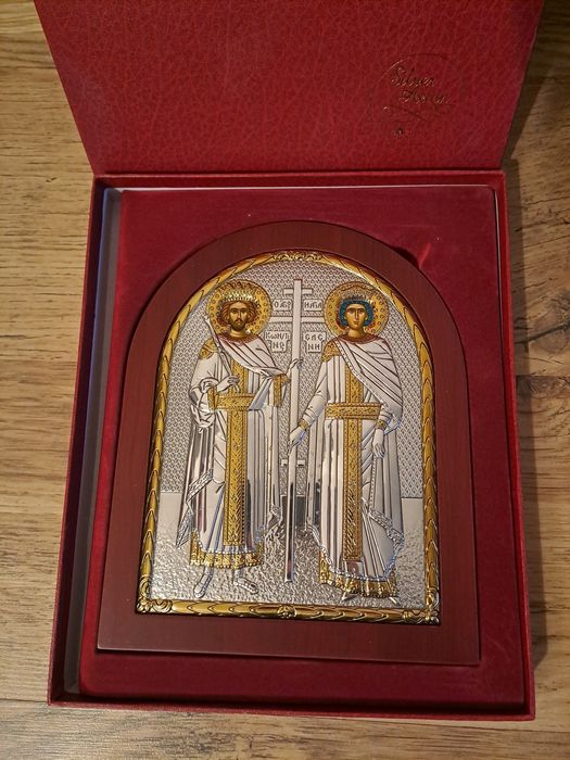 икони със сертификат, посребрени