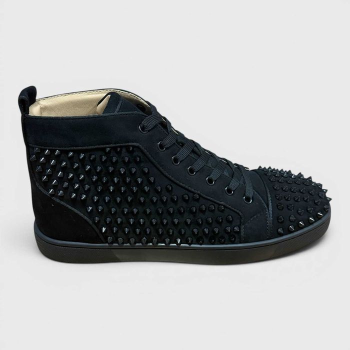 Christian Louboutin High Top Spike Sneakers – Negri – Mărimea 43