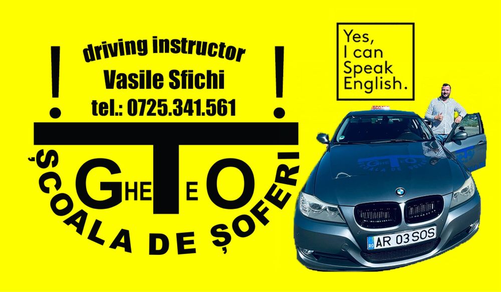 Scoala de soferi  Instructor auto