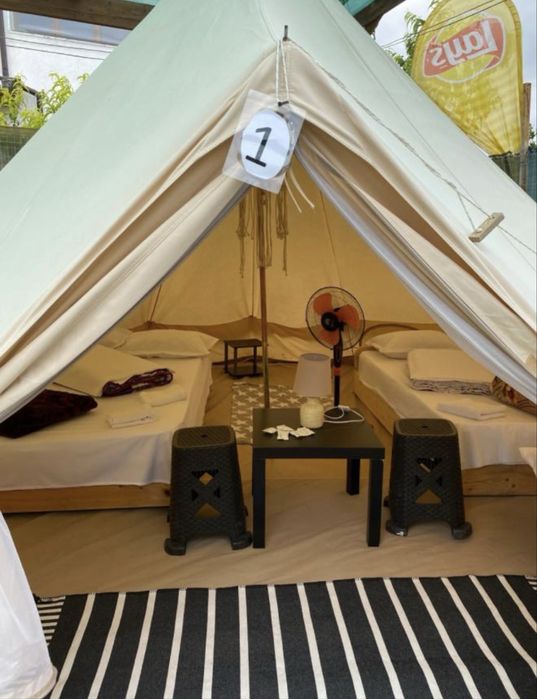 Cort de glamping MOBILAT belltent canvas