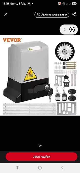 Vând motor poarta nou