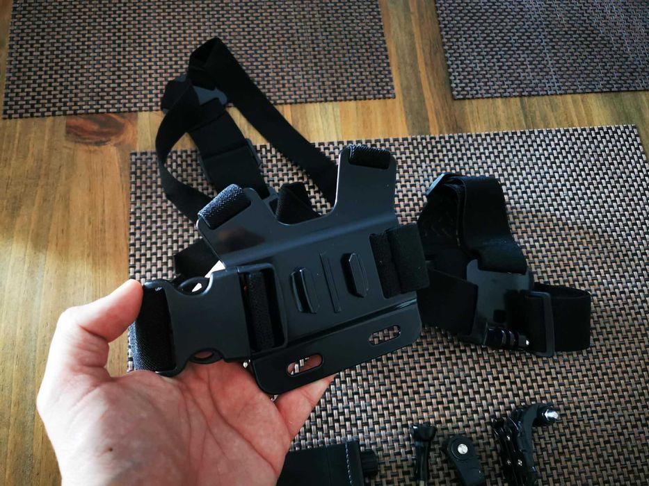 Prindere ham piept + cap suport TELEFON / Gopro / camera insta360