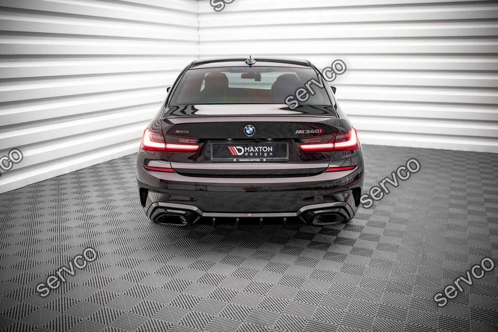 Difuzor bara spate Bmw Seria 3 G20 G21 M340i 2018-2022 v9 - Maxton