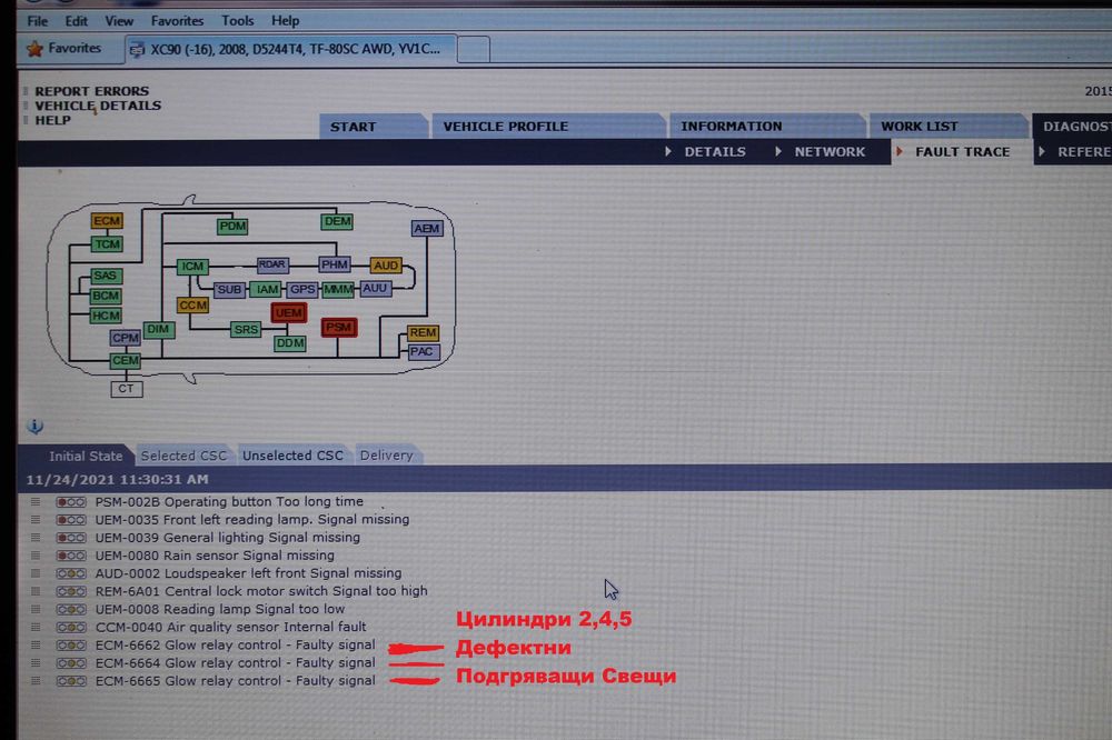 Volvo Vida, VDASH кабел диагностика за Volvo и Polestar 1/2 2025+