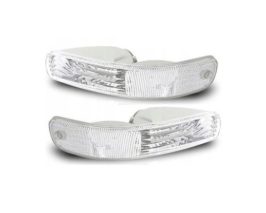 Lampa semnalizare fata Jeep Liberty (Kj), 09.2001-2004, Liberty, stanga+dreapta, Fata, cu lumina de pozitie; Tip=USA; PY27/7W+W5W; alb; fara soclu bec; tuning; Omologare: SAE,