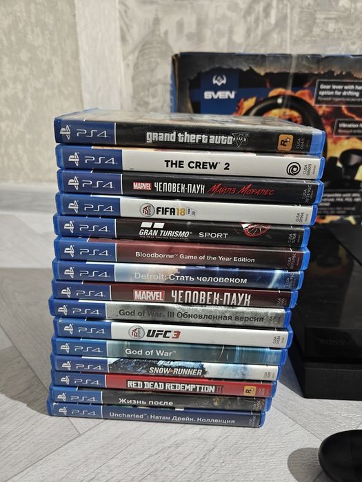 Playstation 4 плейстейшен пс4 руль диски