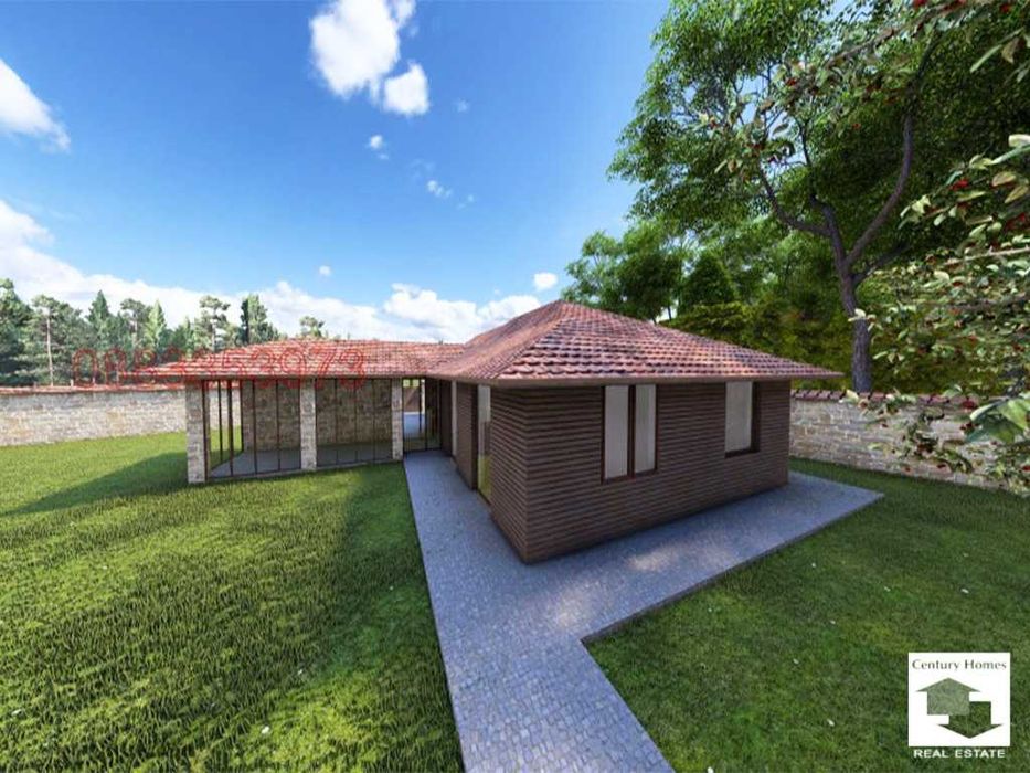 120336 Парцел с проект за едноетажна къща в с. Първомайци, В. Търново