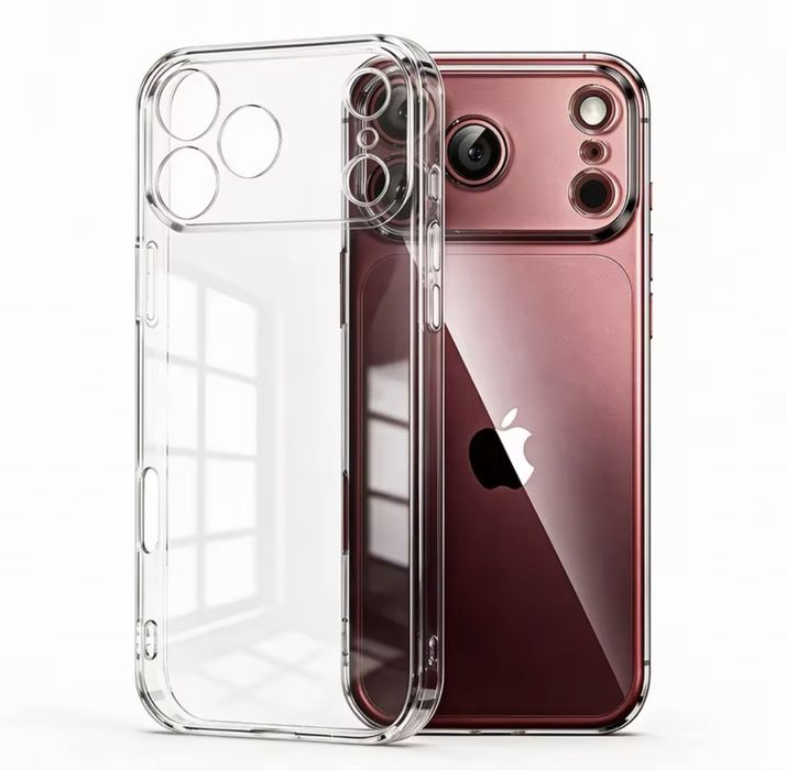 Iphone 13/14/15/16E/17/18 PRO MAX PLUS AIR Husa Clara Neagra Protectie Ca