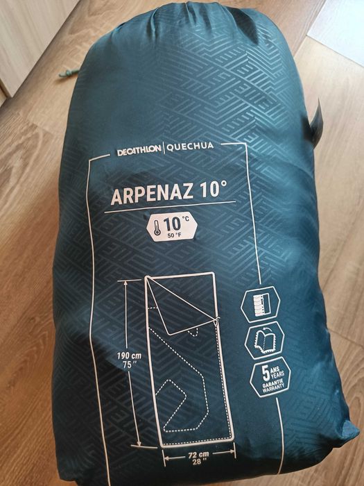Спален чувал Quechua Arpenaz 10°