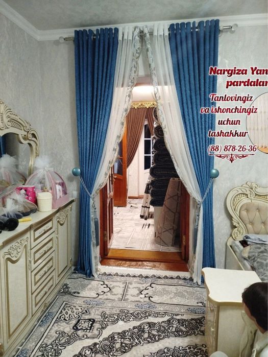 Parda va dasturxon tikish xizmati