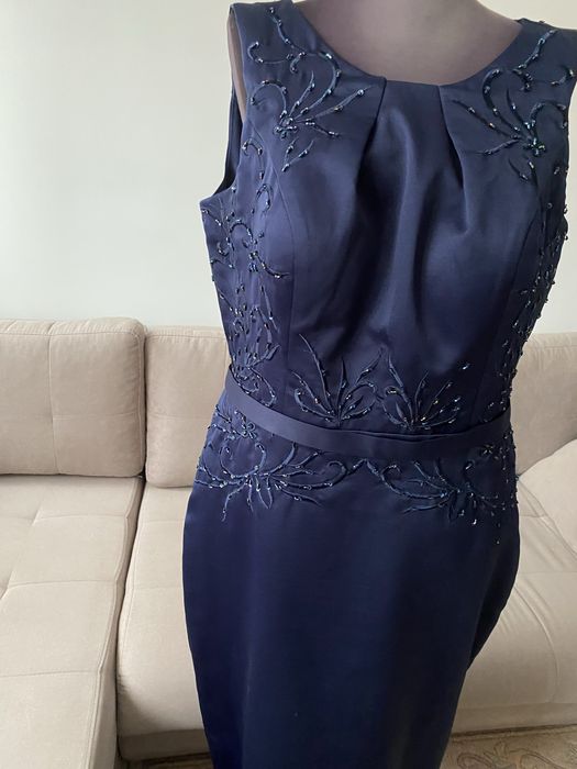 Vand rochie eleganta , bleumarin -42