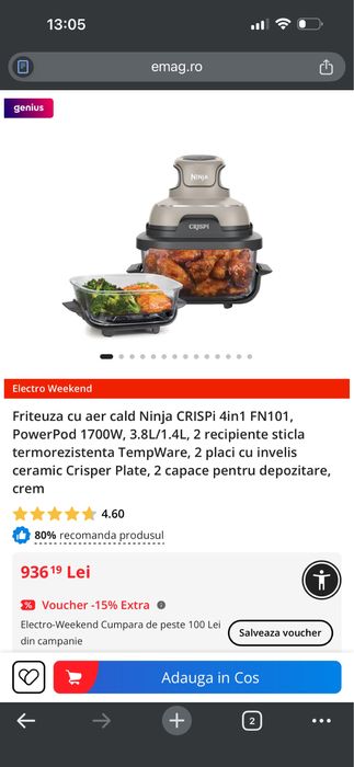 Ninja Crispy 4in1 NOU