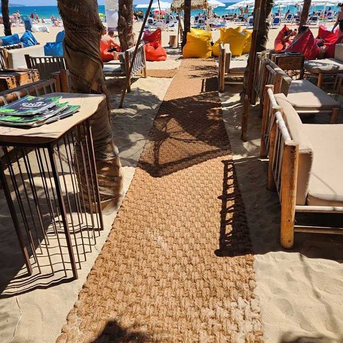 Плажни пътеки, въжета и мрежа от кокосови влакна / влагоустойчиви