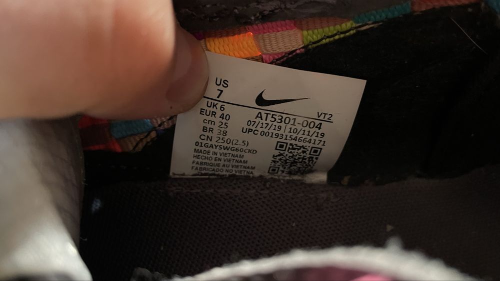 Nike React Grey theioth  Multi-Color