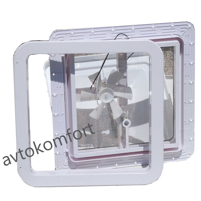 Люк Покривна капандура за каравана и кемпер 35x35 см с 12V вентилатор С Код СА 4174