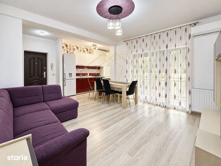 Apartament cu 3 camere mobilat | parter | Hotel IQ | Giroc