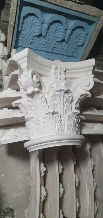 Binolarning tashqi interyeri uchun fibrobeton tyagalar