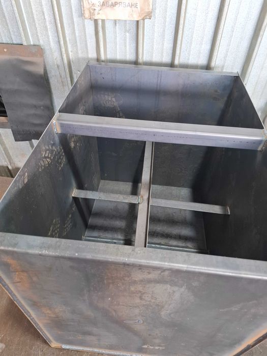 Метален резервоар за нафта от черна ламарина 2 и 3мм.