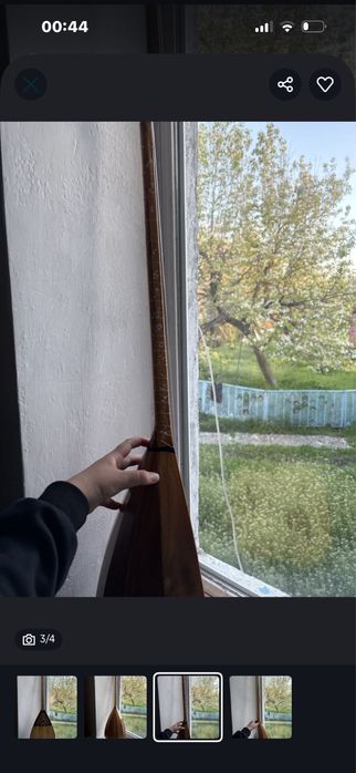 Домбыра с черным чехлом,чехол в подорок