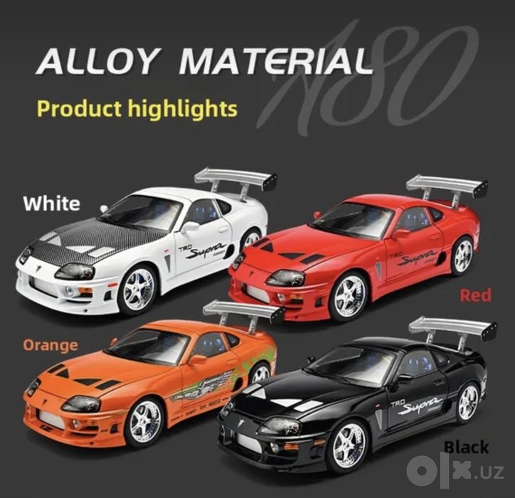 Toyota Supra Mk4 1:24 Масштабная модель металлическая