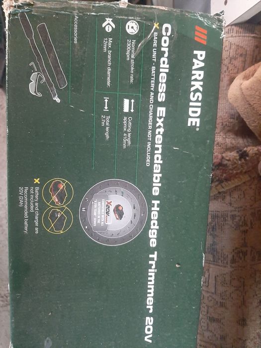 Trimmer telescopic Parkside 20 V