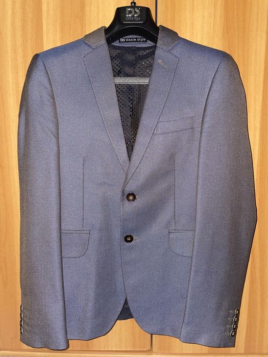 Costum bărbați 3 piese albastru mărimea 44