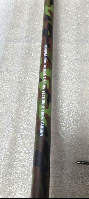SET 4 Lansete Carp Master Wind Blade Cat 1 3.90m 3.5LB, Carbon 100%