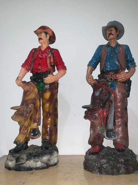 Statuie cowboy model western