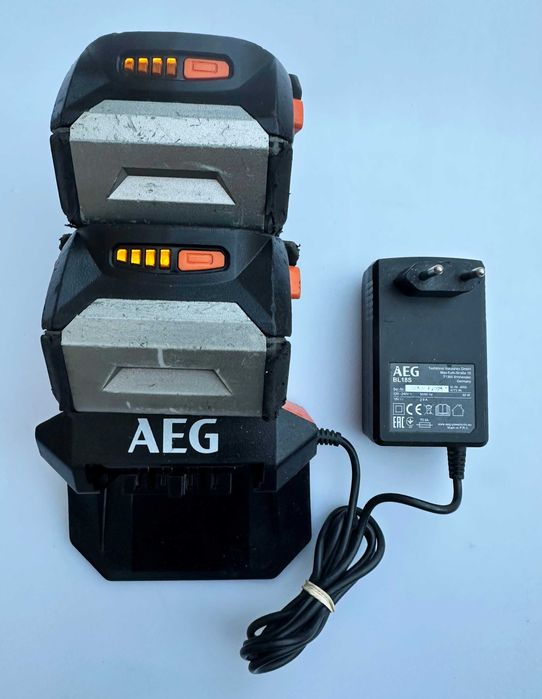 AEG BEWS 18-125BL - Акумулаторен безчетков ъглошлайф 2023г.