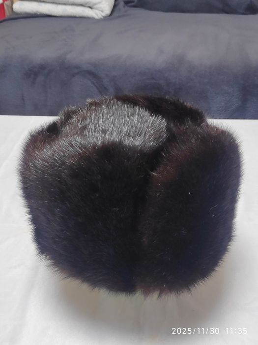 Мужская шапка из нутрии