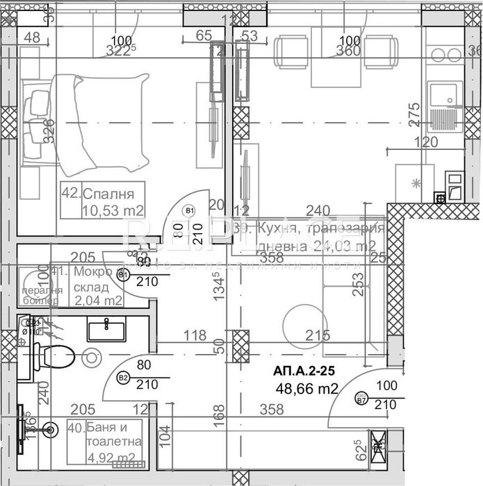 Продава се Двустаен апартамент в к.к. Слънчев ден - 64 кв.м за 1766 €/кв.м - Снимка #1