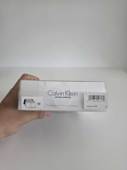 Set 3 boxeri Calvin Klein Cotton Stretch – Noi la cutie