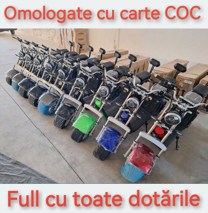 Scuter electric nou cu baterie detașabila