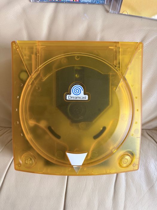 SEGA Dreamcast Crystal Orange