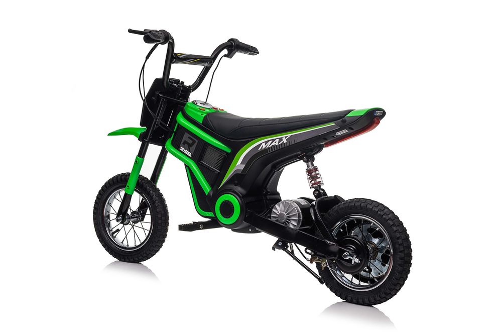 Motocicleta electrica Kinderauto Enduro 350W 24V roti gonflabile Green