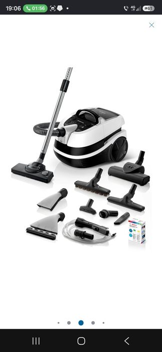 Aspirator cu spalare Bosch BWD421PRO, 2100 W, folosit foarte putin