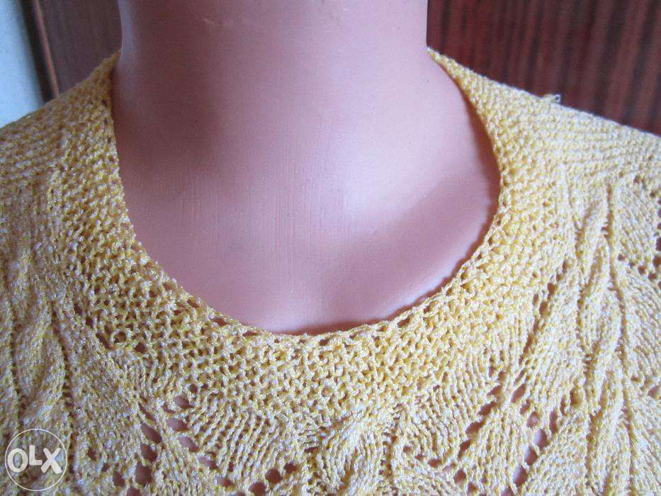 Bluza galbena handmade + bonus si Livrare gratuita*