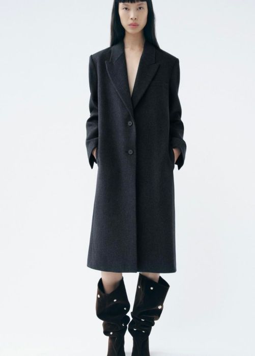 Zara wool blend палто