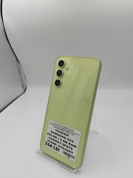 Samsung A54 256gb / 8gb RAM fisurat spate Garanție! #53006