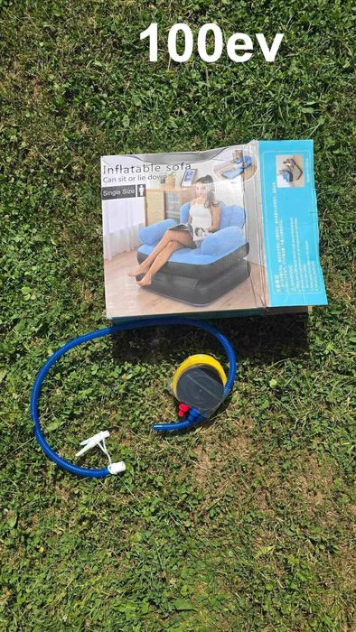 Надуваем фотьойл/Легло 5 в 1 SuperSofa+помпа