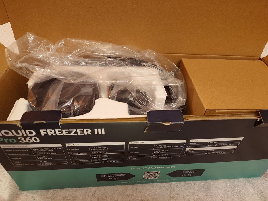 Arctic Liquid Freezer III  Pro 360