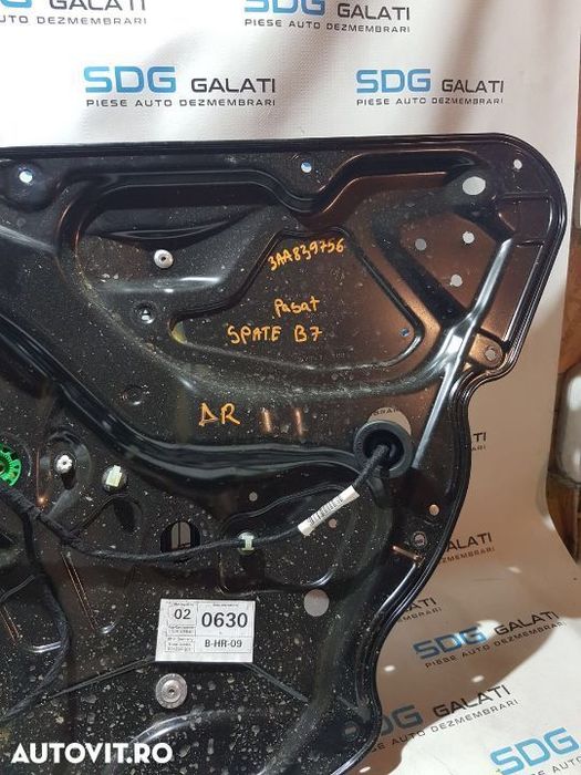 Macara Geam Dreapta Spate VW Passat B7 2010 - 2015