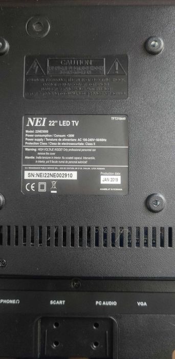 TV NEI 22NE5000 diagonala 56cm