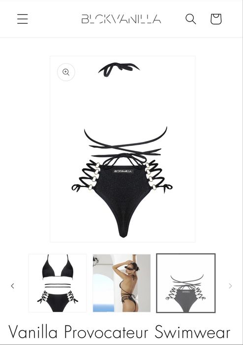 black vanilia бански