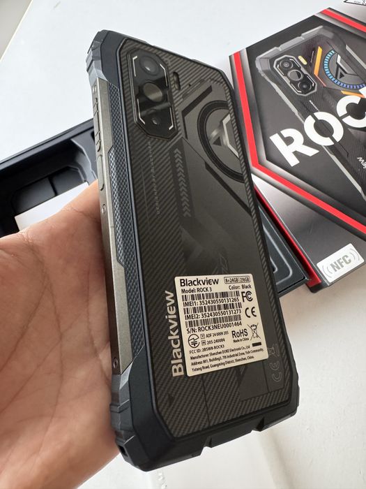 Telefon Blackview ROCK 3 256GB RAM 32gb Nou la Cutie